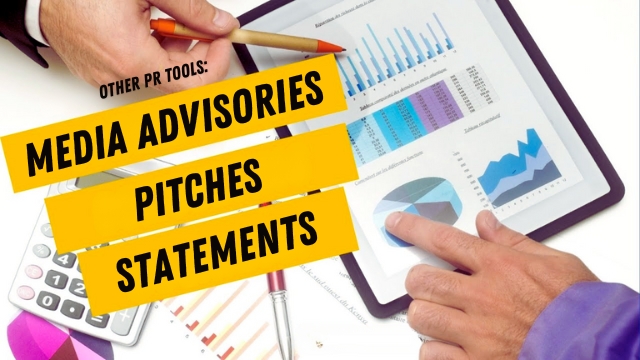 Media Advisories, Pitches, and Statements