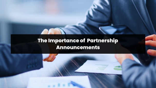 Partnership Announcements