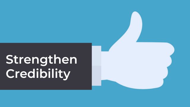 Strengthen Credibility